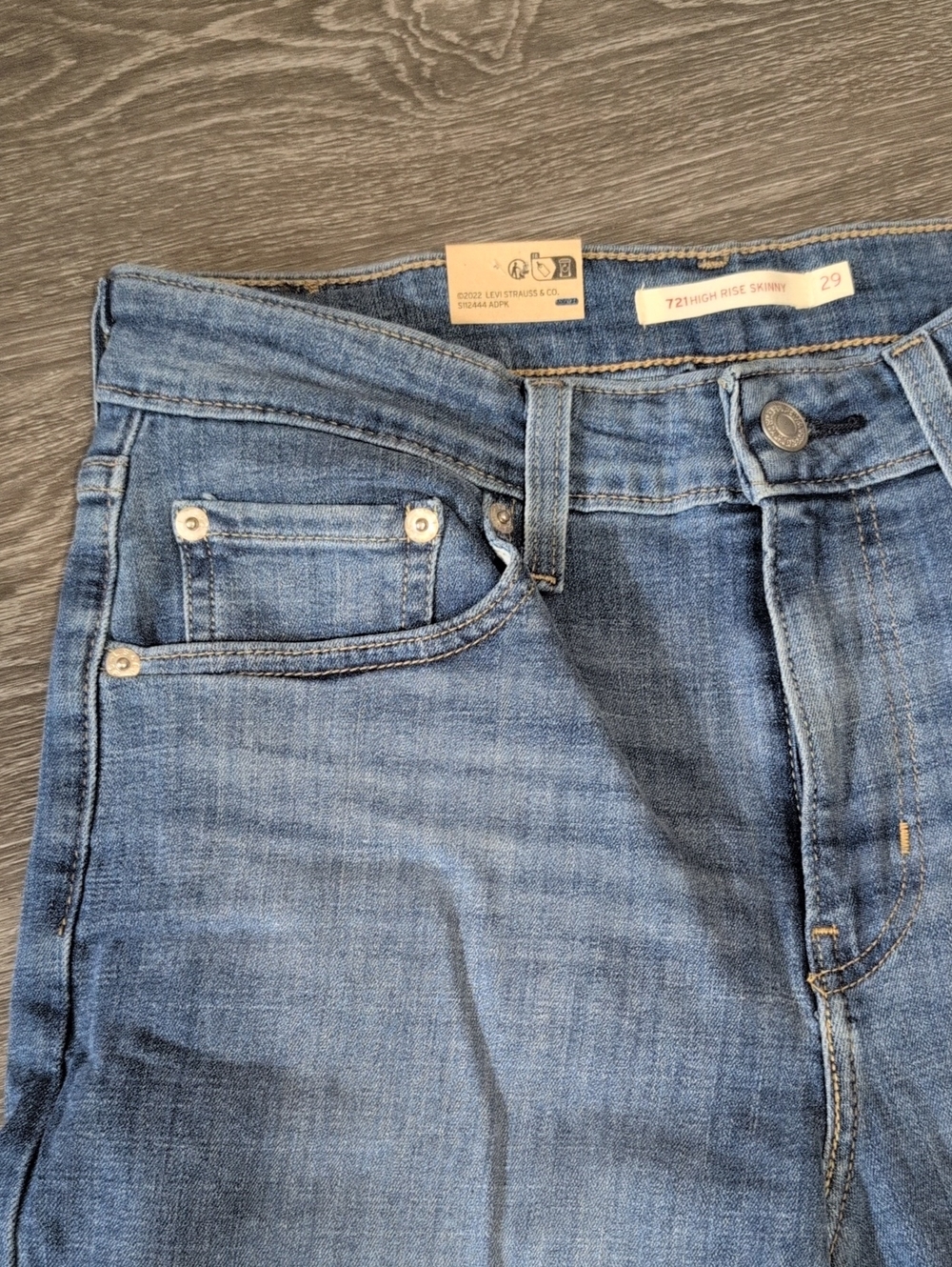 Women's High Rise Jeans - Picture 2 of 15
